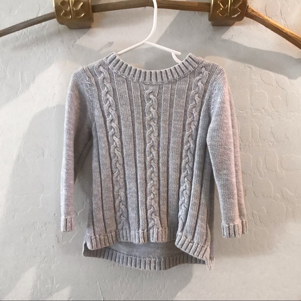4T Old Navy Gray Knit Sweater